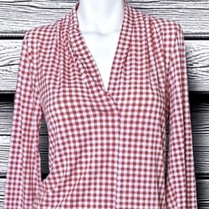 🆕Charter Club checkered blouse